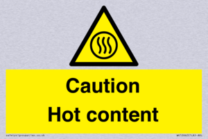 Caution Hot content